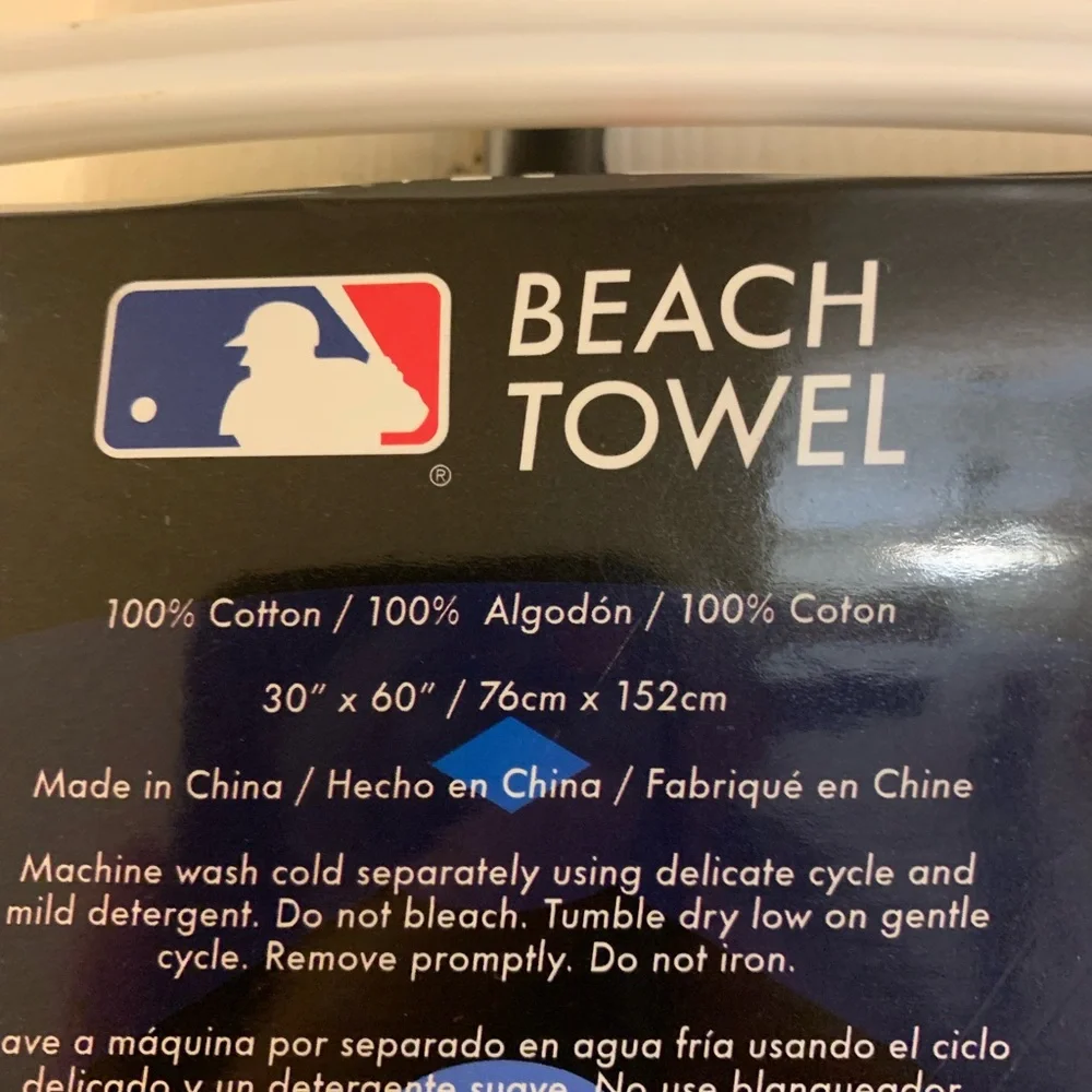 New York Yankees Beach Towel - Red, Blue, White